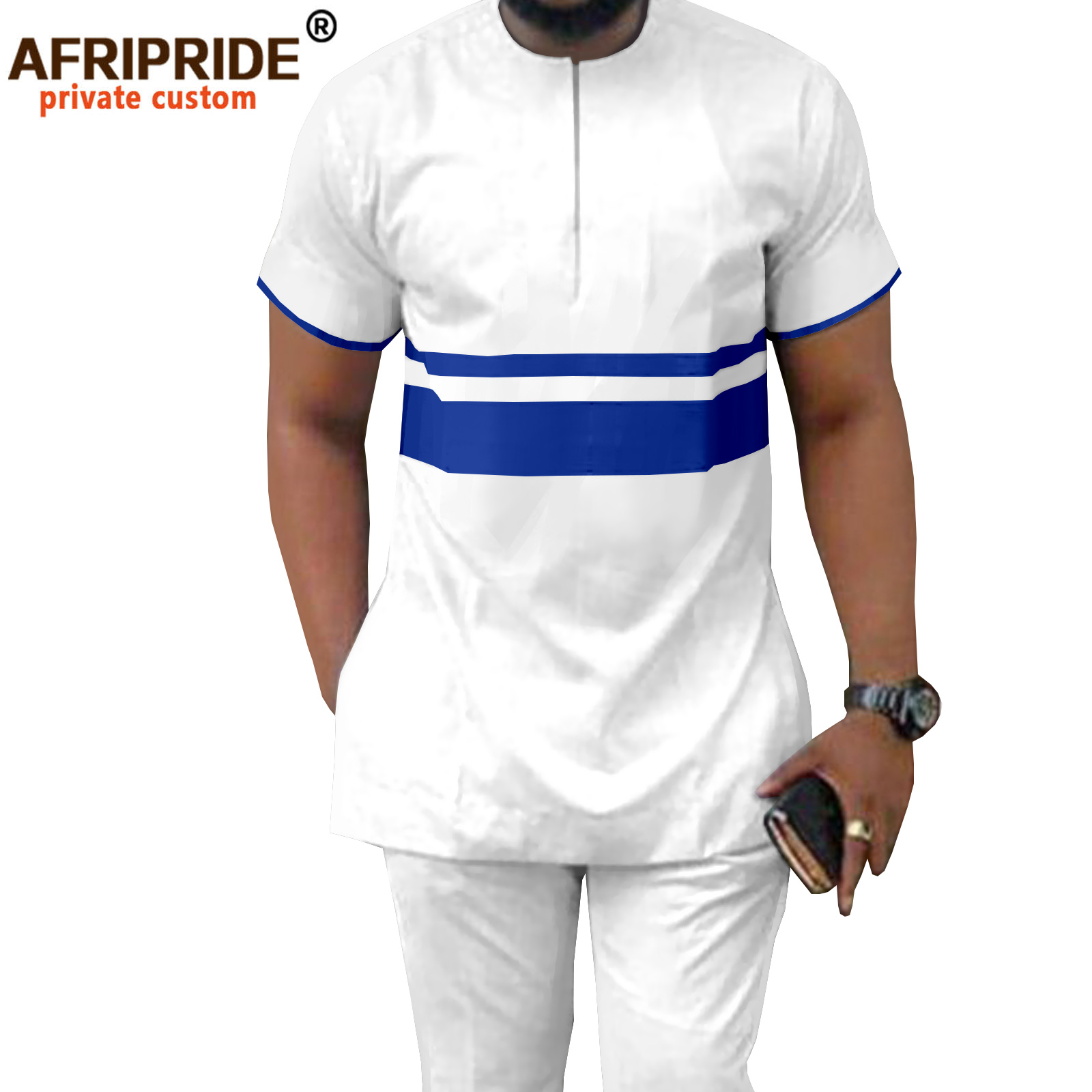 Dashiki Shirt Men - Dashiki de manga corta para hombre,
