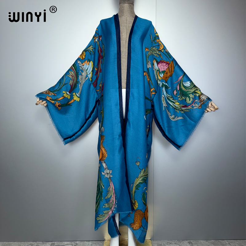 Kaftan Women Boho - WINYI Vestido Kimono Boho Africano, Maxi