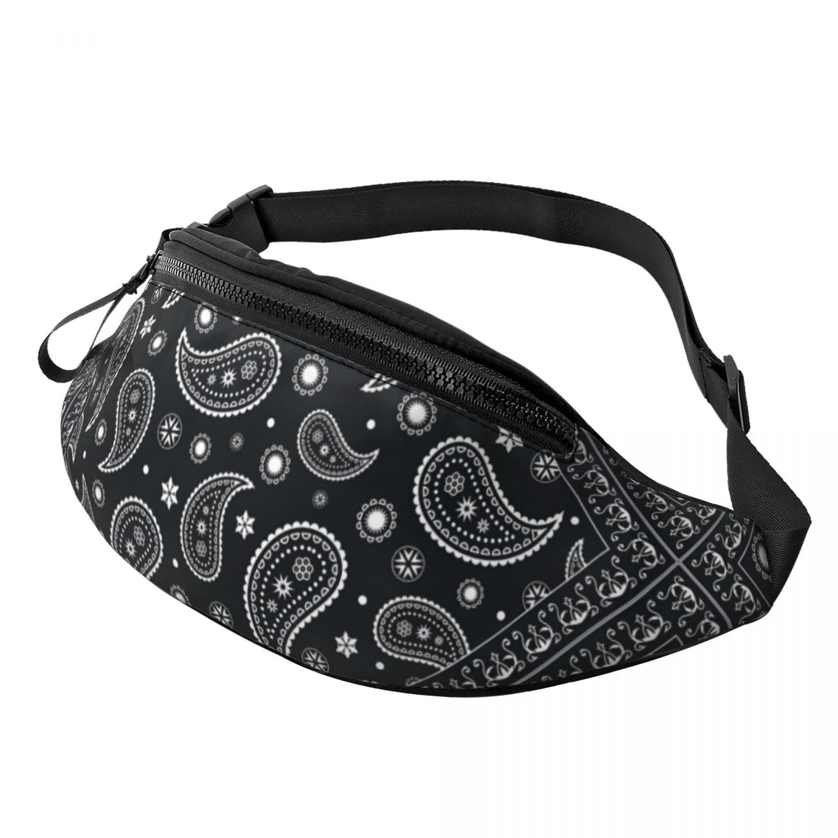 Ethnic Fashion For Men - Riñonera Personalizada con Diseño Étnico Floral