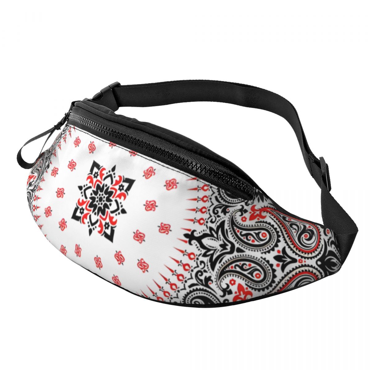 Ethnic Fashion For Men - Riñonera Personalizada con Diseño Étnico Floral