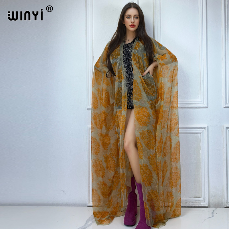 Kaftan Women Boho - WINYI maxi kimono perspectiva de verano