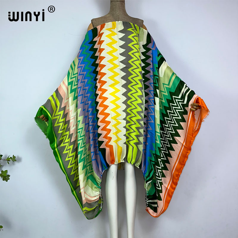 Kaftan Women Boho - WINYI Vestidos Maxi Sexys de Un