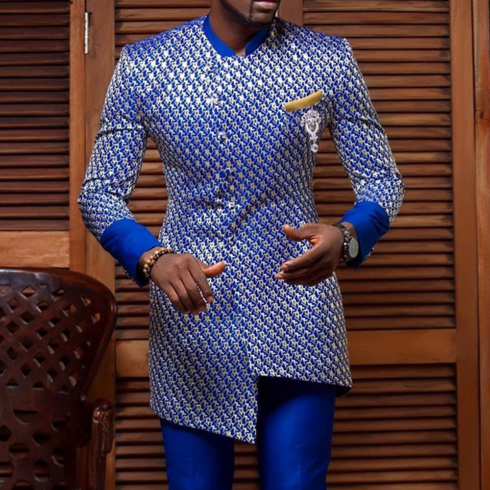Dashiki Shirt Men - Camisa de estilo Nacional para hombres,