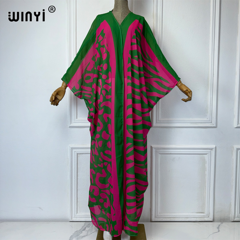 Kaftan Women Boho - WINYI África Kimonos con Estampado Bohemio,