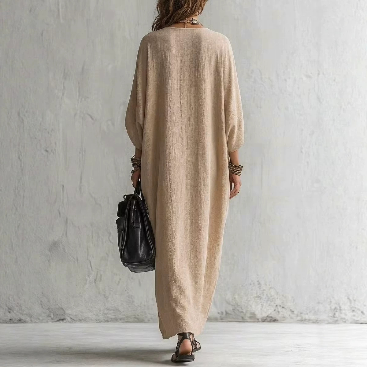 Vestido maxi caftán bordado es - Kaftan Women Boho reseña y precio