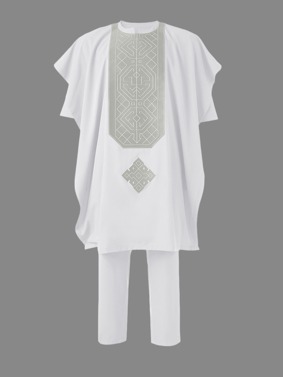 Conjunto de 3 Piezas de Kaftán - Dashiki Shirt Men reseña y precio