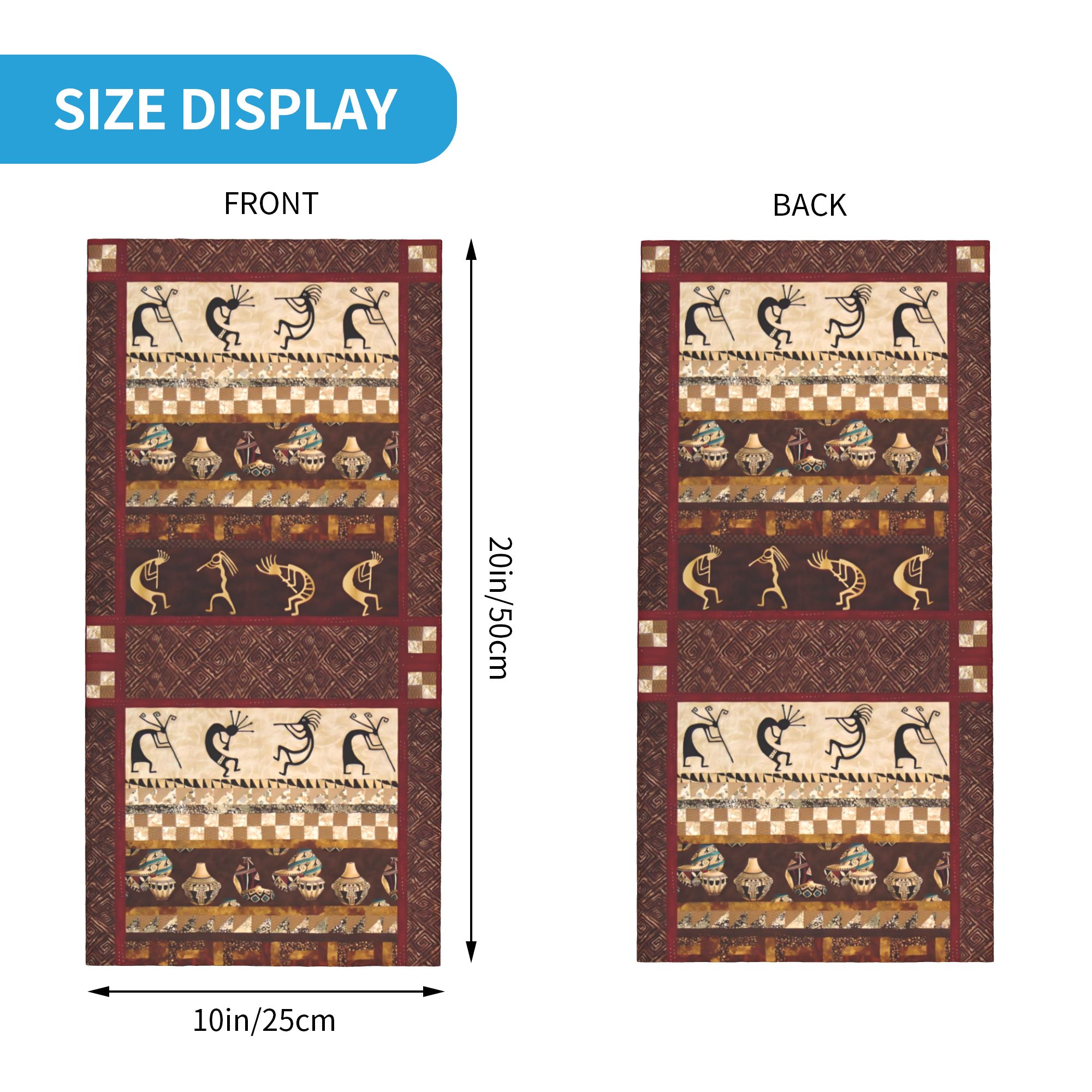 Custom Kokopelli Winter Headba - Ethnic Fashion For Men reseña y precio