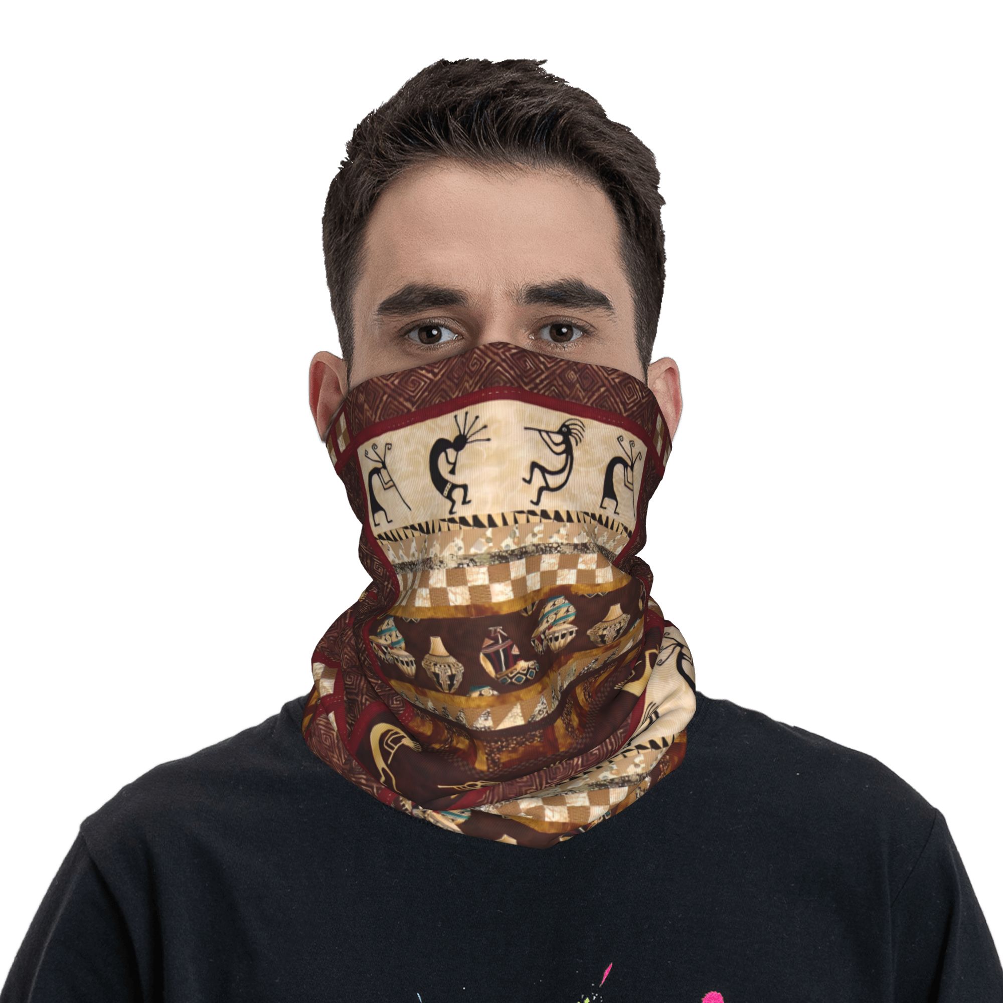 Custom Kokopelli Winter Headba - Ethnic Fashion For Men reseña y precio