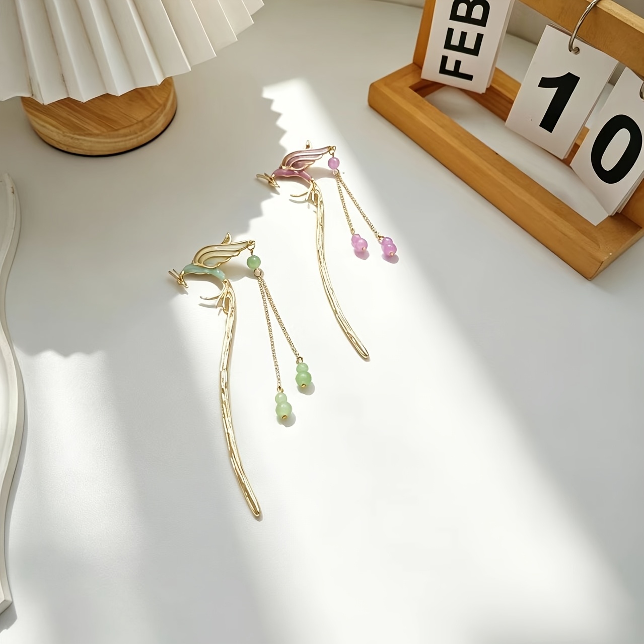 2 piezas de horquillas de esti - Ethnic Fashion Style reseña y precio
