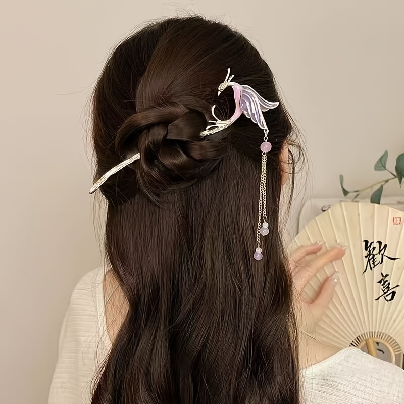 2 piezas de horquillas de esti - Ethnic Fashion Style reseña y precio