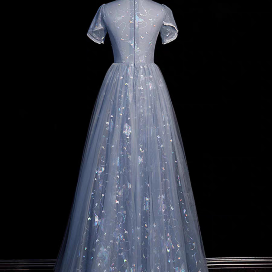 Elegante Vestido Azul para Act - Ethnic Fashion Style reseña y precio