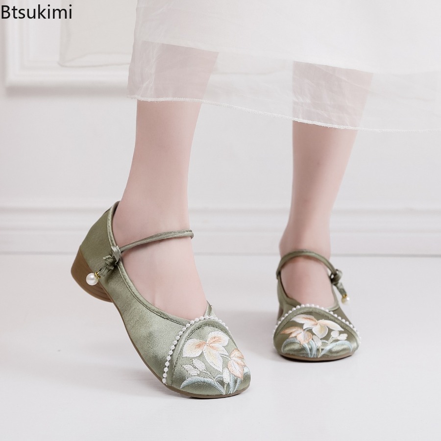 Zapatos de Mujer con Tacón Baj - Ethnic Fashion Style reseña y precio