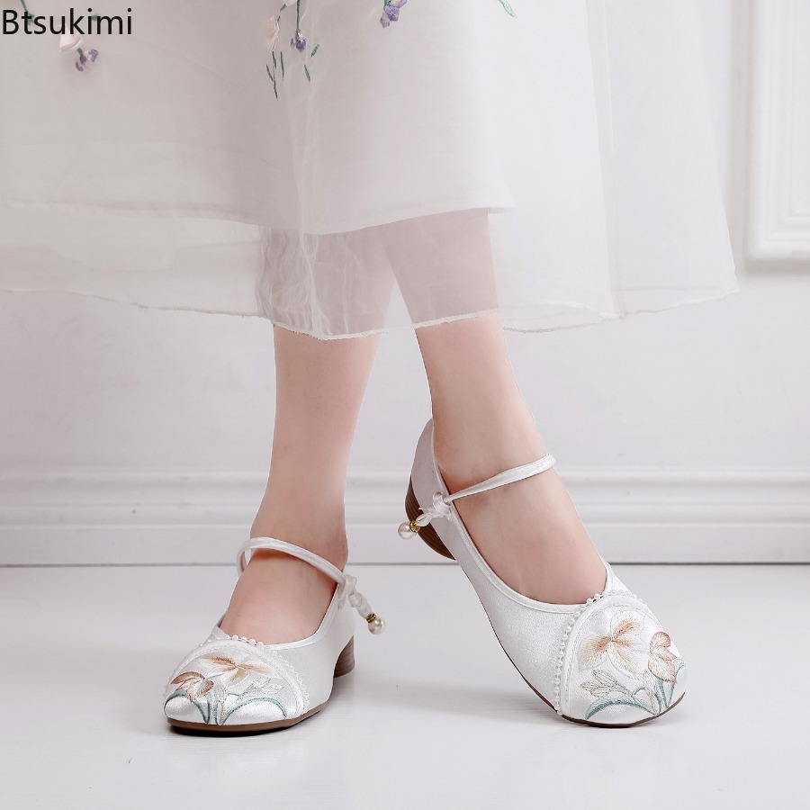 Zapatos de Mujer con Tacón Baj - Ethnic Fashion Style reseña y precio