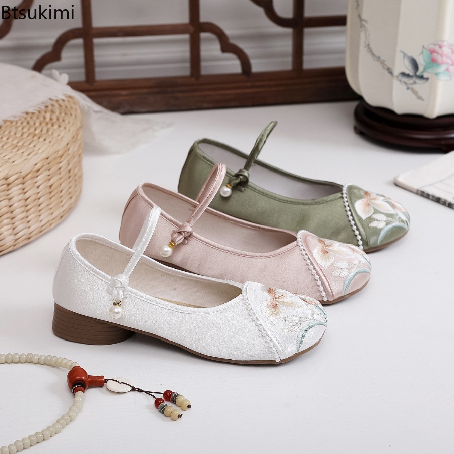 Zapatos de Mujer con Tacón Baj - Ethnic Fashion Style reseña y precio