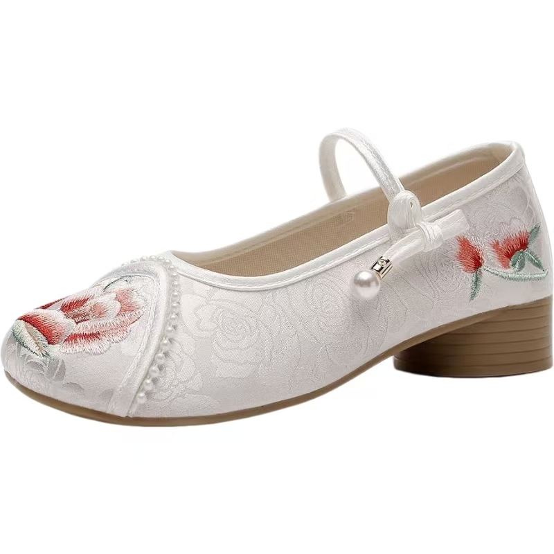Zapatos Cheongsam de Tacón Baj - Ethnic Style reseña y precio