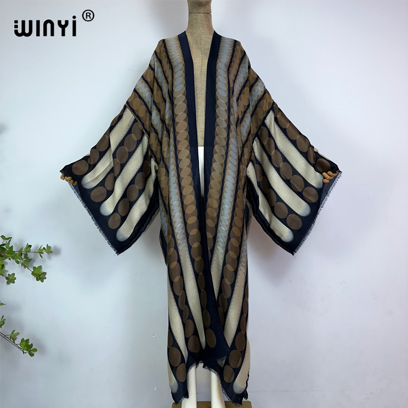 WINYI Kimono de Verano con Est - Kaftan Women Boho reseña y precio