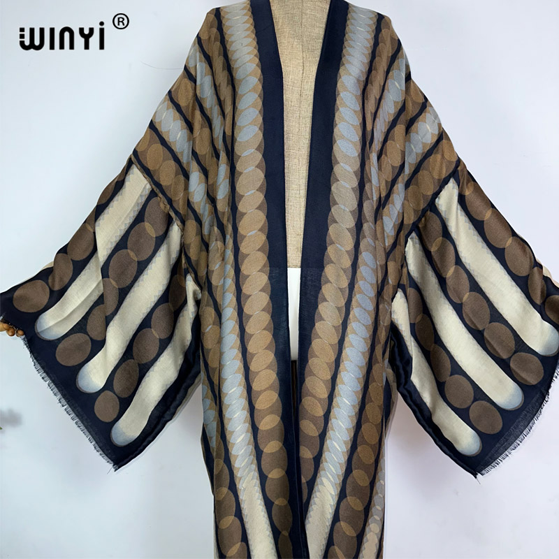 WINYI Kimono de Verano con Est - Kaftan Women Boho reseña y precio