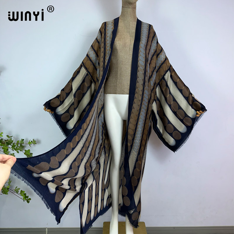 WINYI Kimono de Verano con Est - Kaftan Women Boho reseña y precio