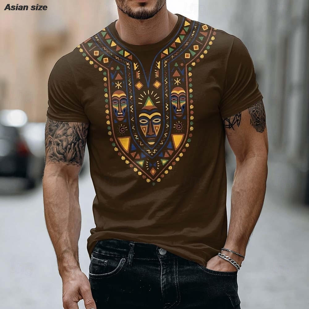 Camiseta Masculina 2026 con Es - Dashiki Shirt Men reseña y precio