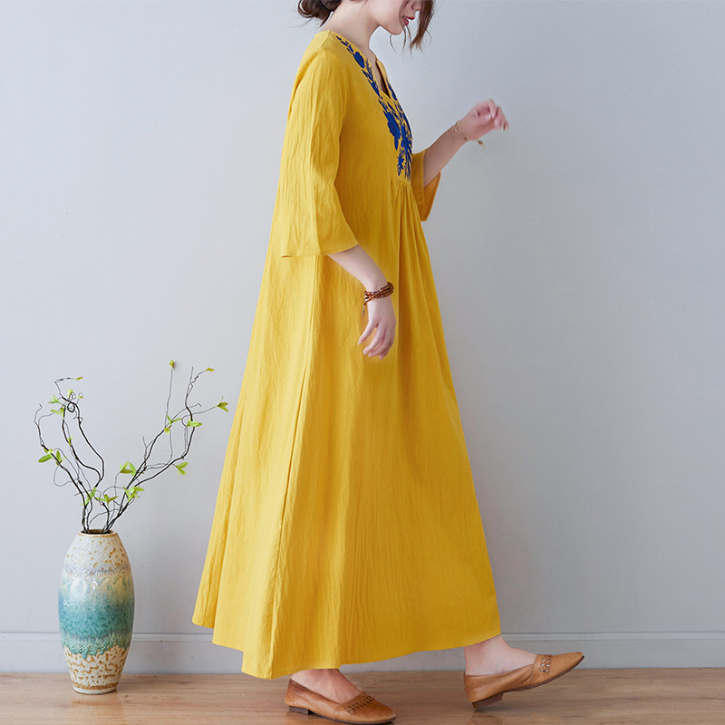 Nuevo Vestido Étnico Hoado con - Ethnic Fashion Style reseña y precio
