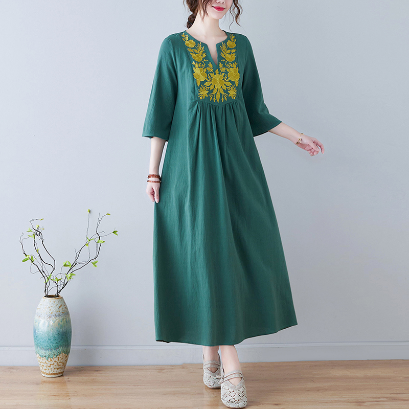 Nuevo Vestido Étnico Hoado con - Ethnic Fashion Style reseña y precio