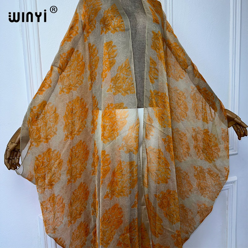 WINYI maxi kimono perspectiva  - Kaftan Women Boho reseña y precio