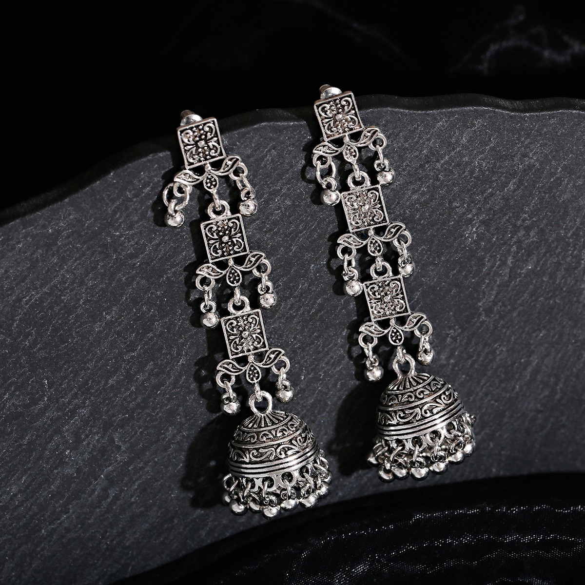 Pendientes Retro étnicos de Co - Ethnic Indian Fashion reseña y precio