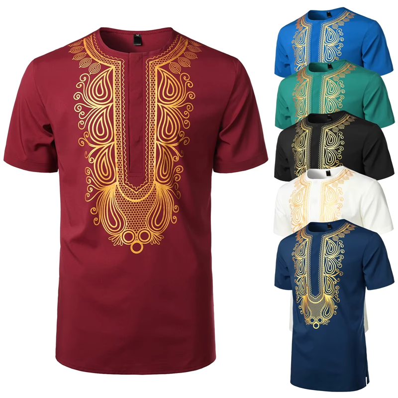 Camiseta de diseñador a la mod - Dashiki Shirt Men reseña y precio