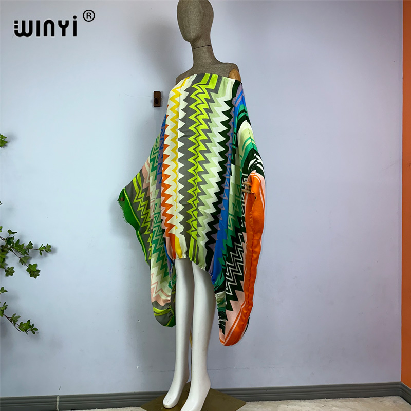 WINYI Vestidos Maxi Sexys de U - Kaftan Women Boho reseña y precio