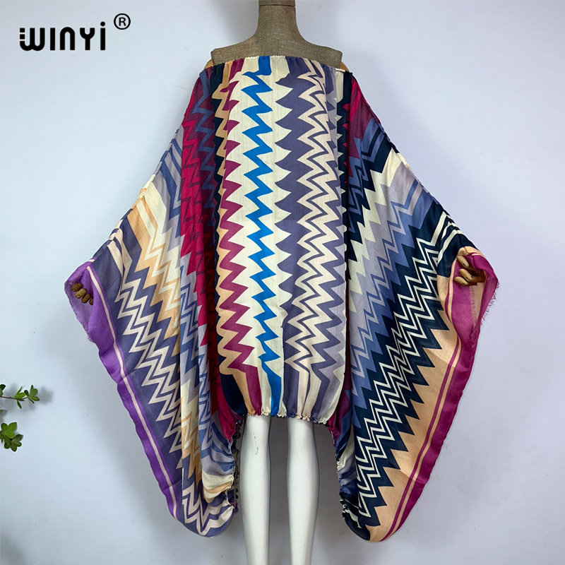 WINYI Vestidos Maxi Sexys de U - Kaftan Women Boho reseña y precio