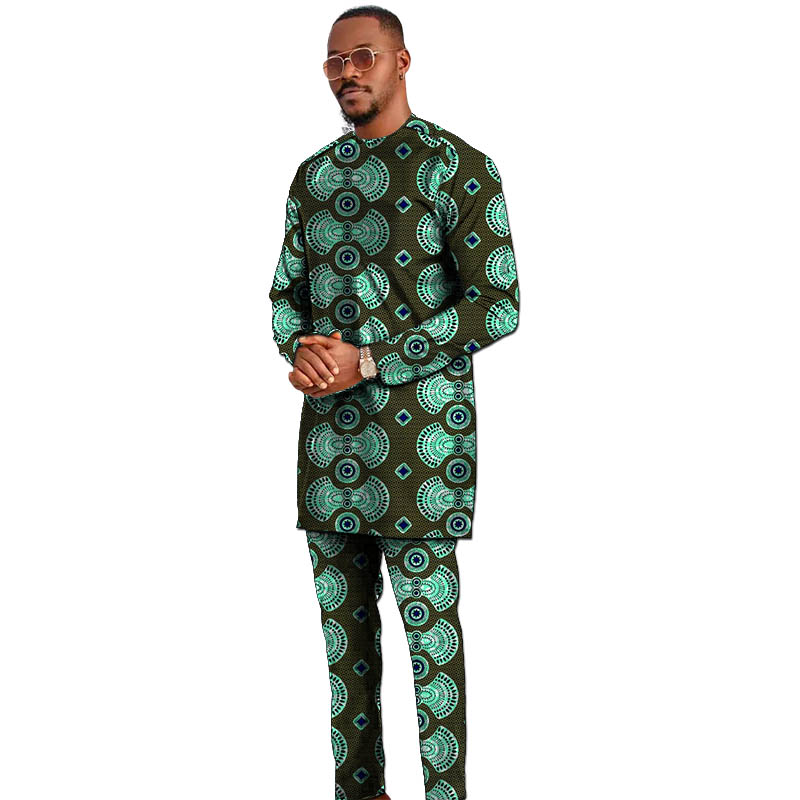 Conjunto de camisa con pantaló - Dashiki Shirt Men reseña y precio