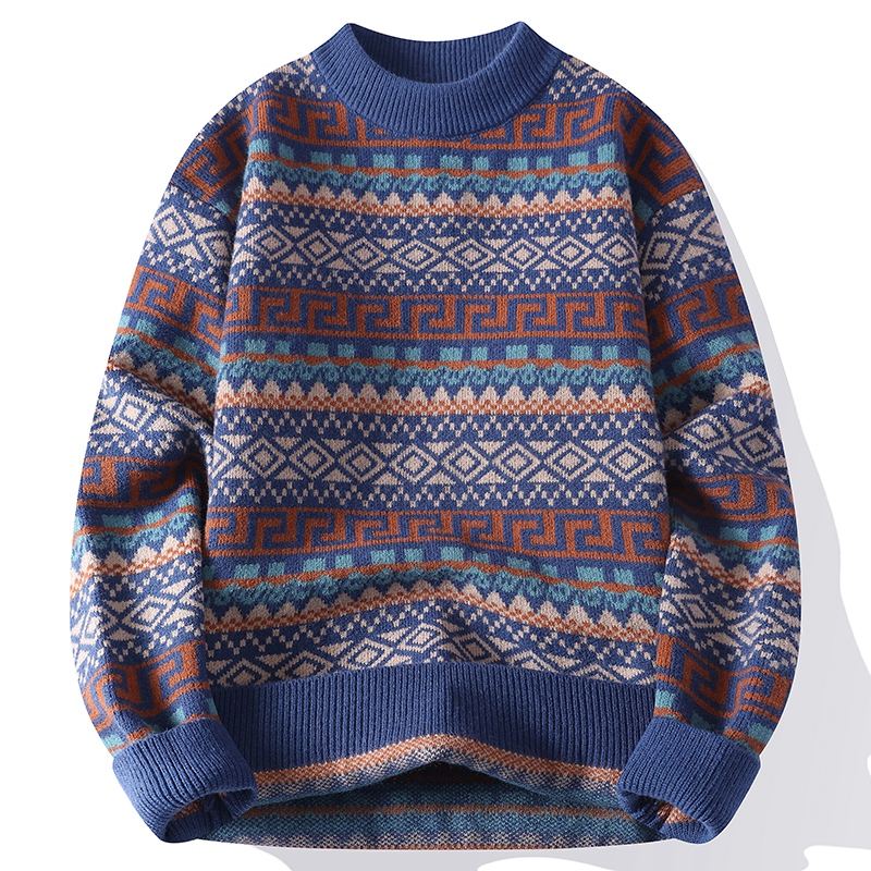 Suéter de Cuello Redondo para  - Ethnic Fashion For Men reseña y precio