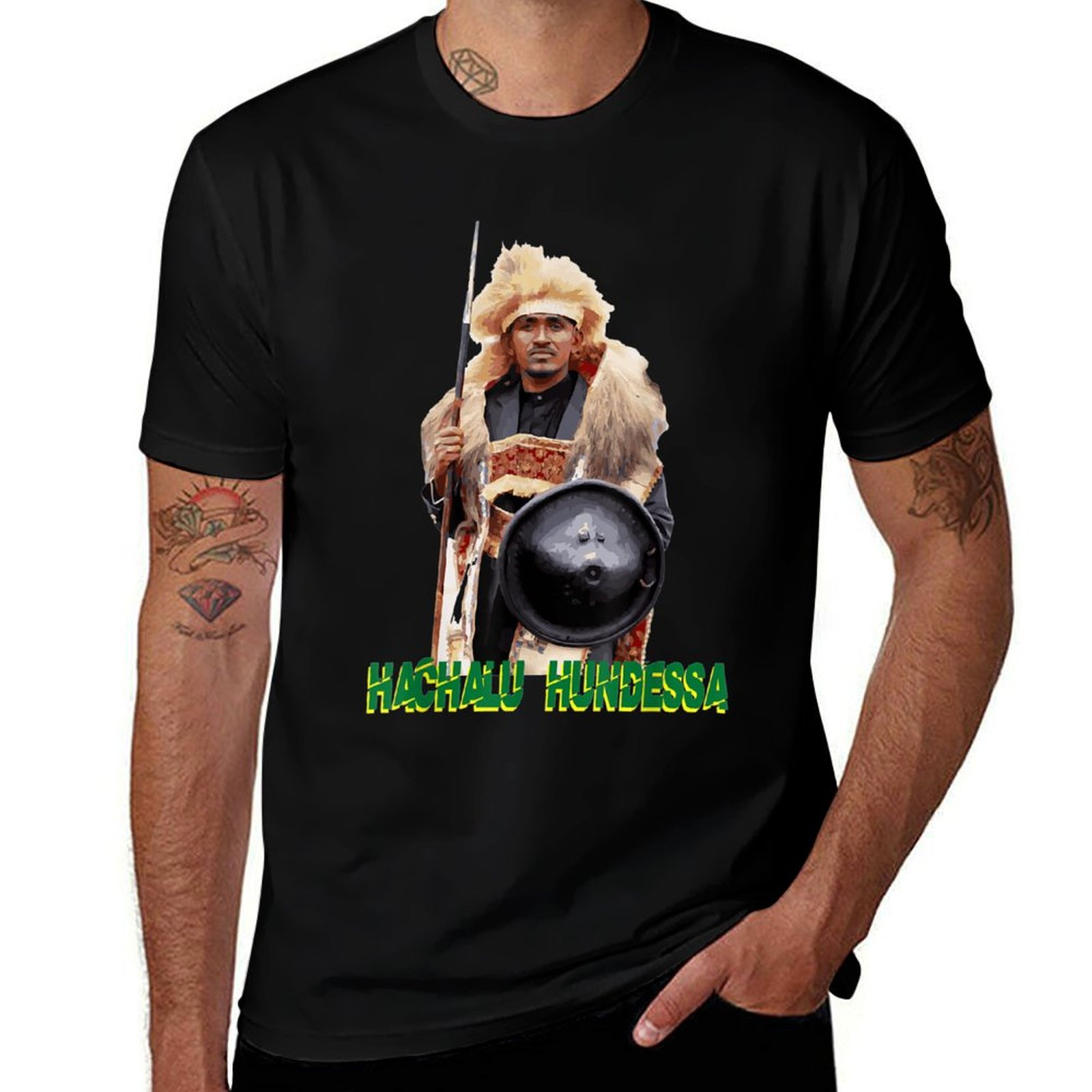Camiseta de artista oromo Haca - Dashiki Shirt Men reseña y precio