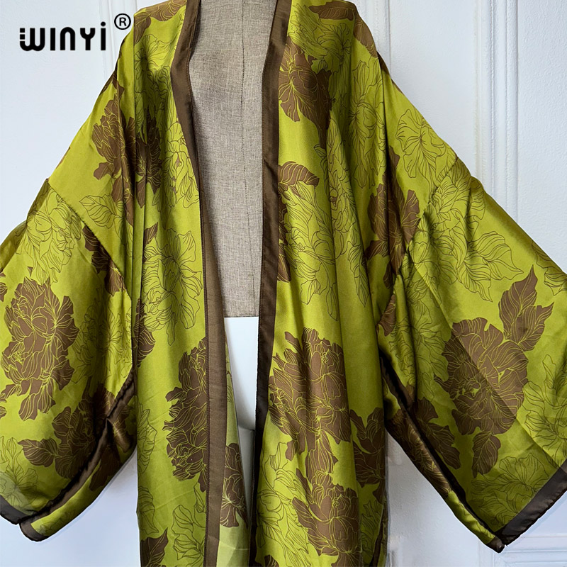 WINYI África boho estampado ki - Kaftan Women Boho reseña y precio