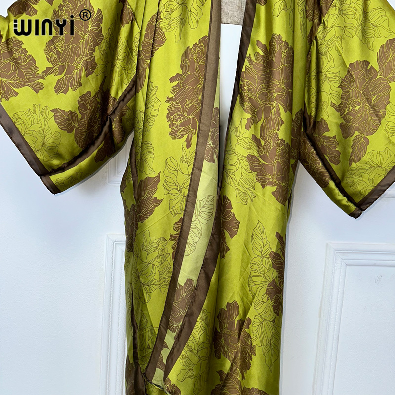 WINYI África boho estampado ki - Kaftan Women Boho reseña y precio